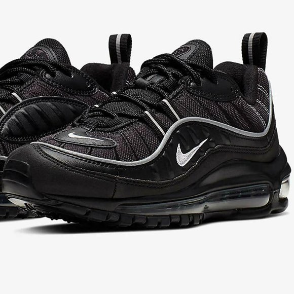 Nike Other - Nike Air Max ‘98 (GS) Black Silver Drake Toosie